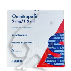 Omnitrope (Омнитроп жидкий) 75 ЕД (5 фл)